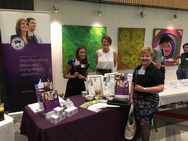 Interstaff registered agents and team at the 2016 Skilled Migrants Professionals Seminar