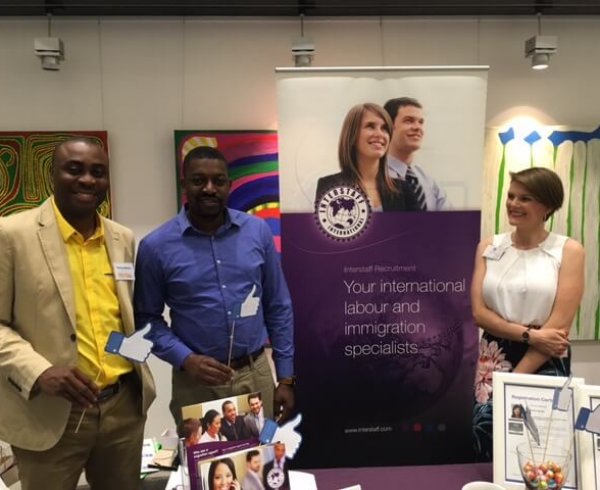 Interstaff stall at the 2016 Skilled Migrants Professionals Seminar