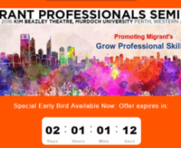 2016 Migration Professional Seminar poster countdown