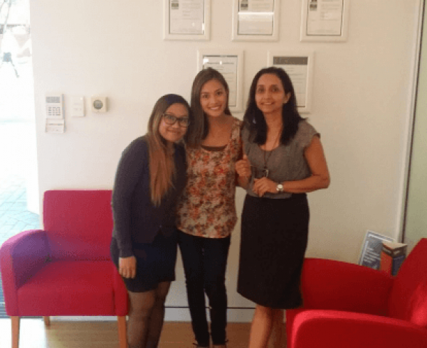 Interstaff workers within the migration agency HQ in perth