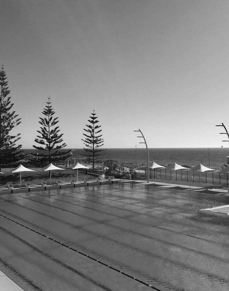 Scarborough-Beach-Pool Black and white of Scarborough Beach pool