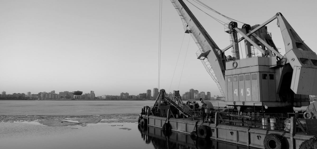 On water machinery boat