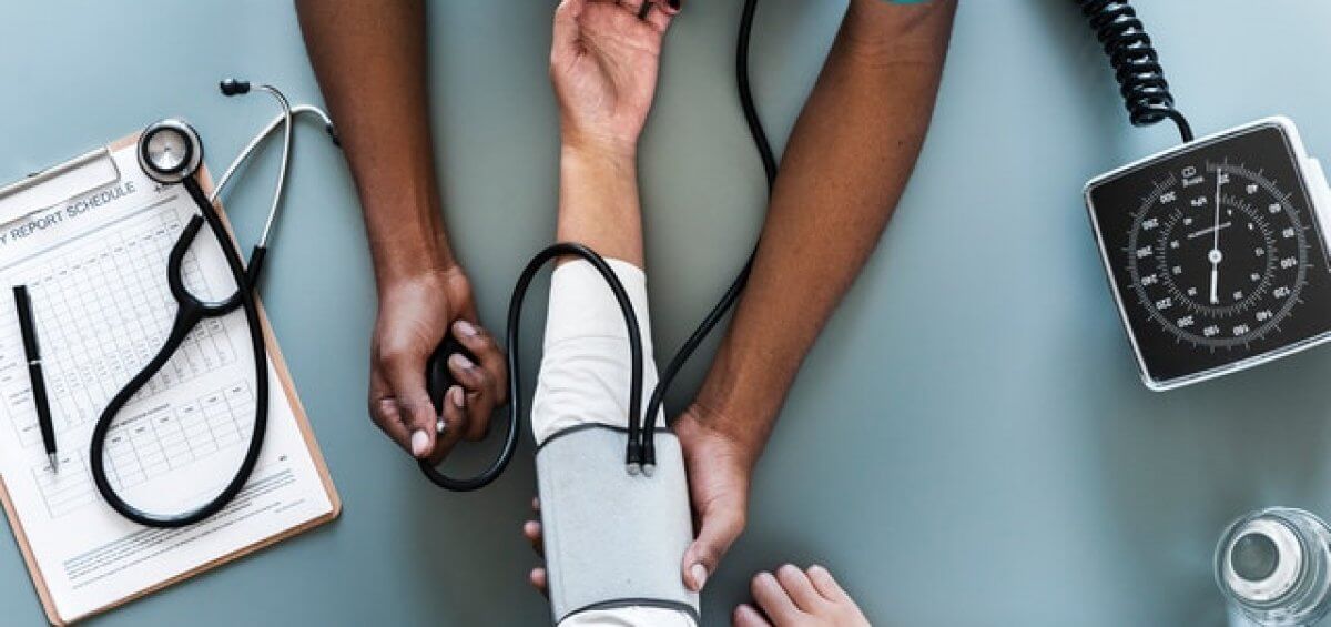 An employer sponsored doctor conducting work