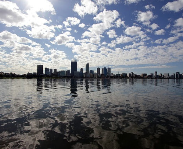 Snapshot of Swan River during WA Day long weekend