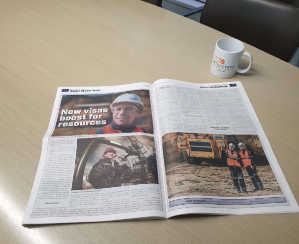 New visa boost for resources article in The Australian Mining Review and The Australian Oil and Gas Review