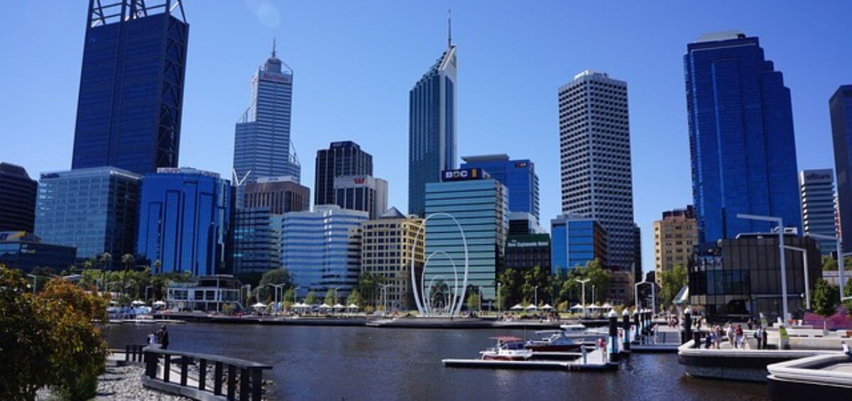Elizabeth Quay in Perth
