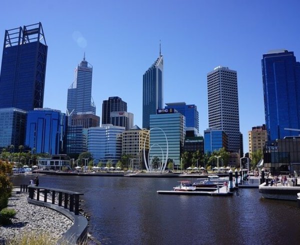 Elizabeth Quay in Perth